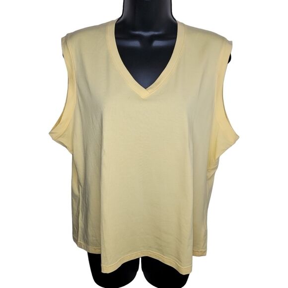 Columbia Nwt Lemon Whip Citron Norta Tank Top Size XL - Picture 1 of 5